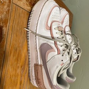 Moderately worn Nike Shadow Air Force 1